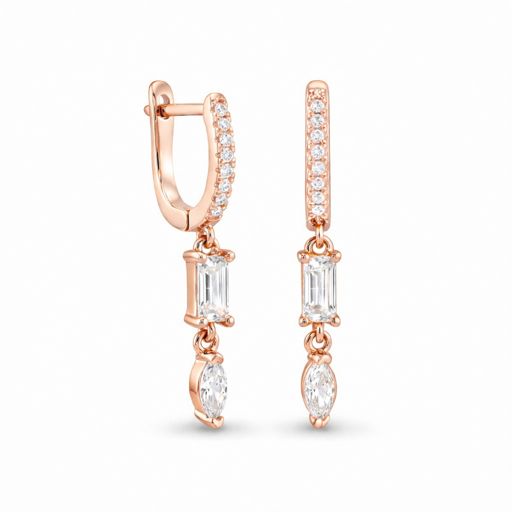 DIAMOND DROP EARRINGS