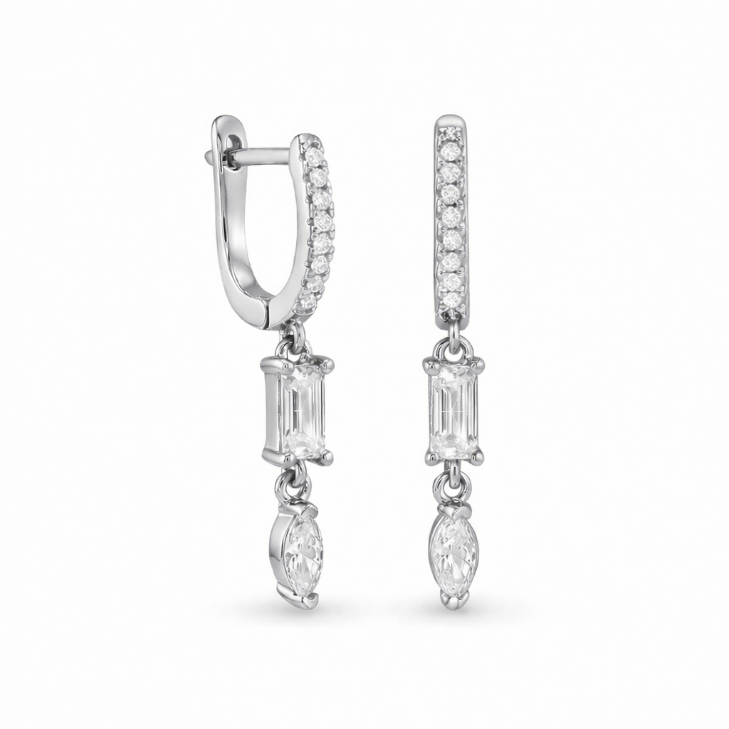 DIAMOND DROP EARRINGS