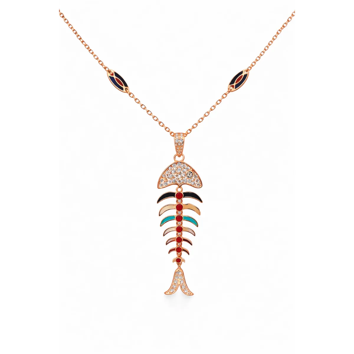 RAINBOW FISH NECKLACE