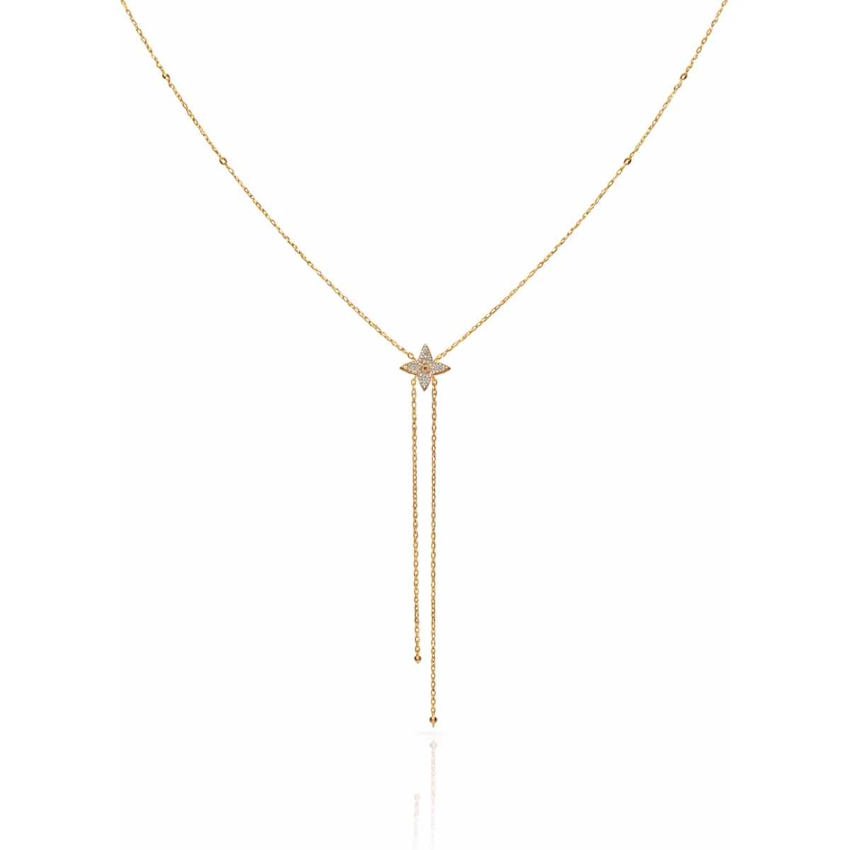 BLOSSOM LARIAT NECKLACE