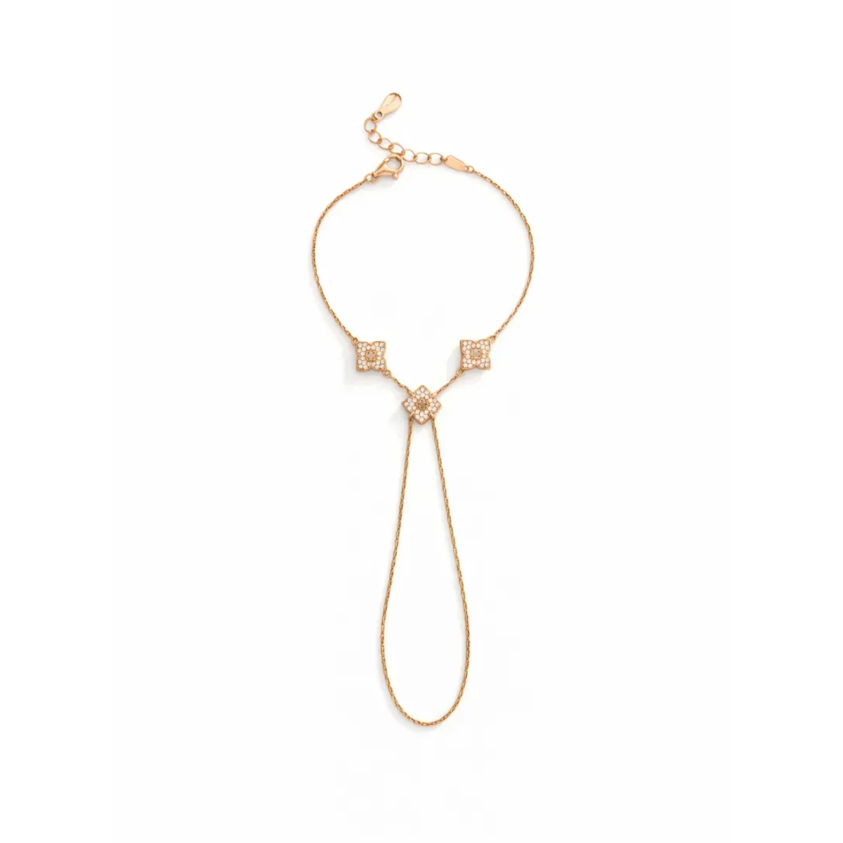 THREE FLOWERS HAND CHAIN