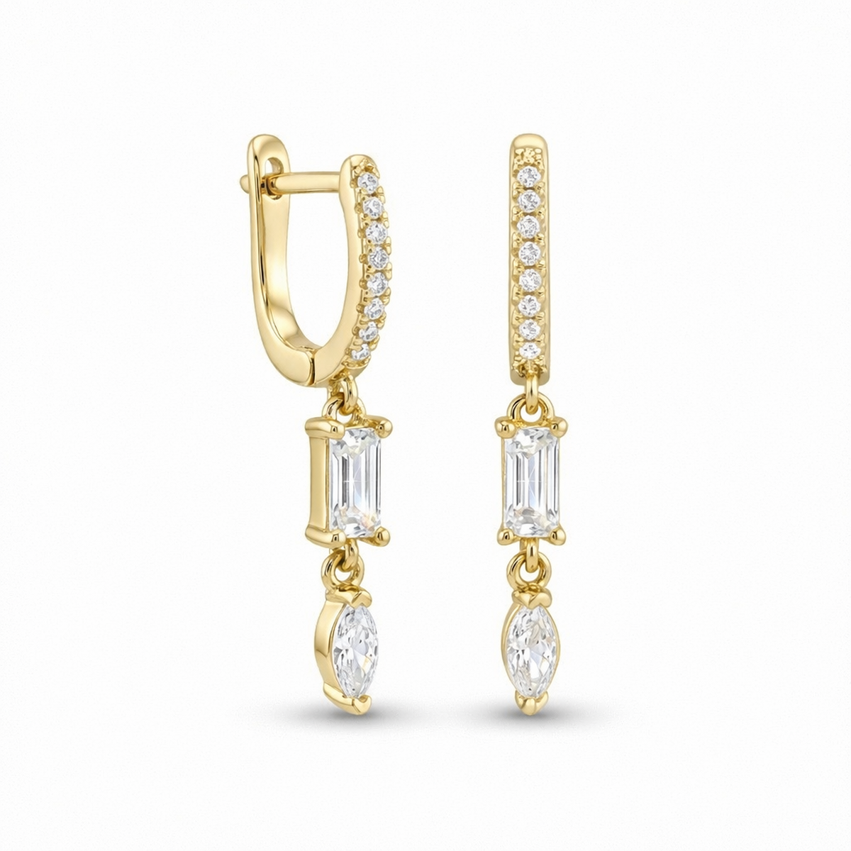 DIAMOND DROP EARRINGS