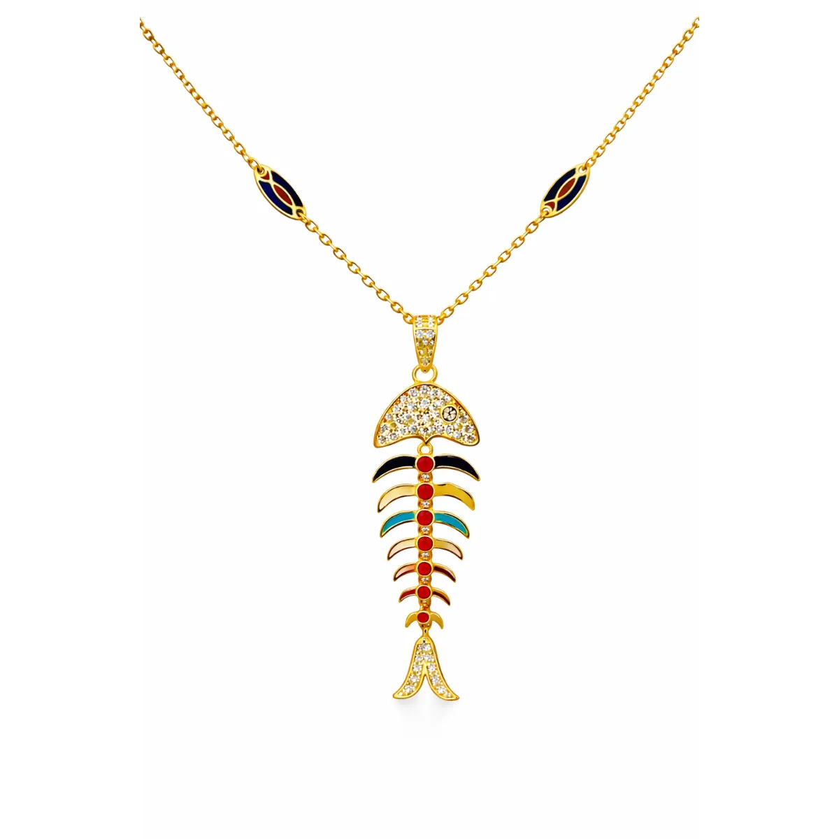 RAINBOW FISH NECKLACE