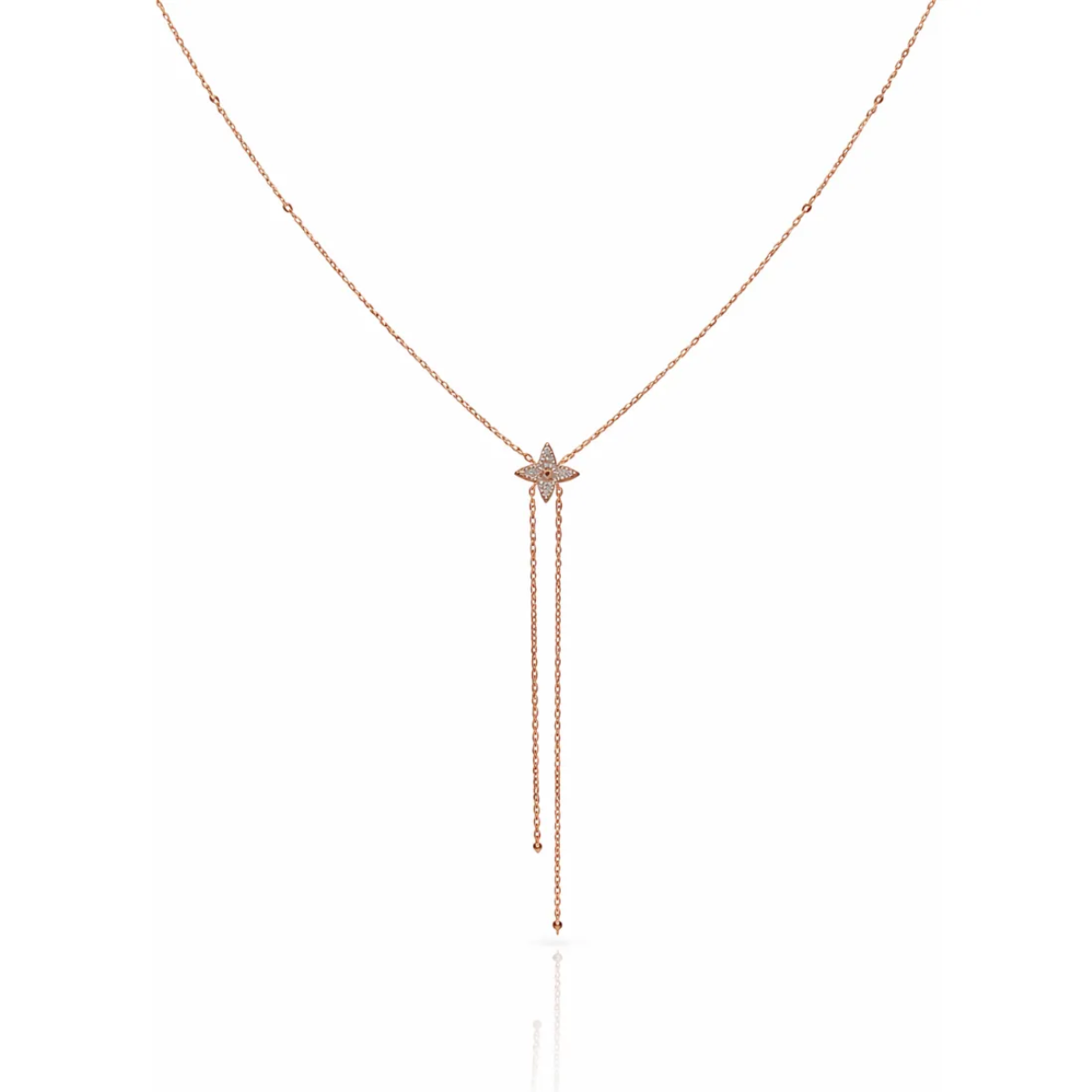 BLOSSOM LARIAT NECKLACE