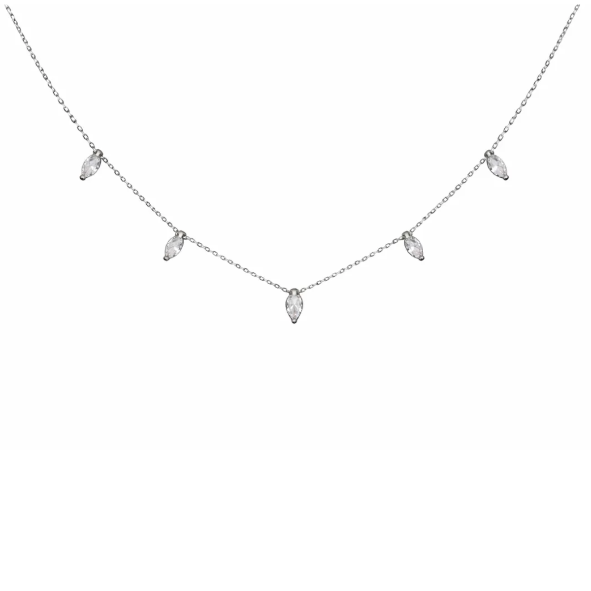 MARQUISE DROP NECKLACE