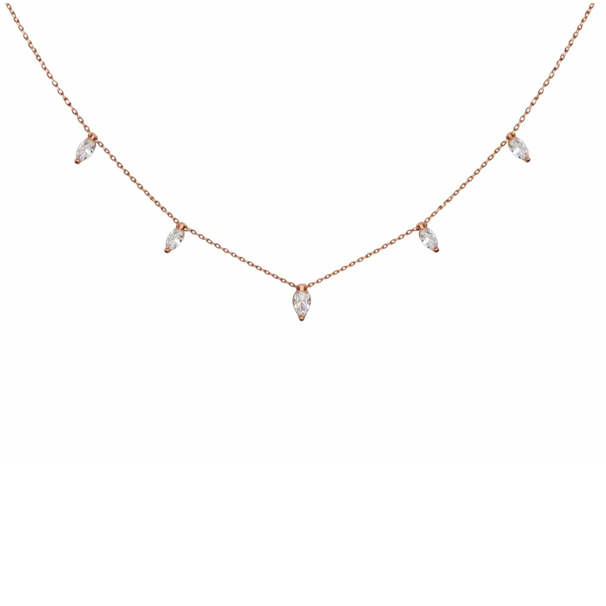 MARQUISE DROP NECKLACE