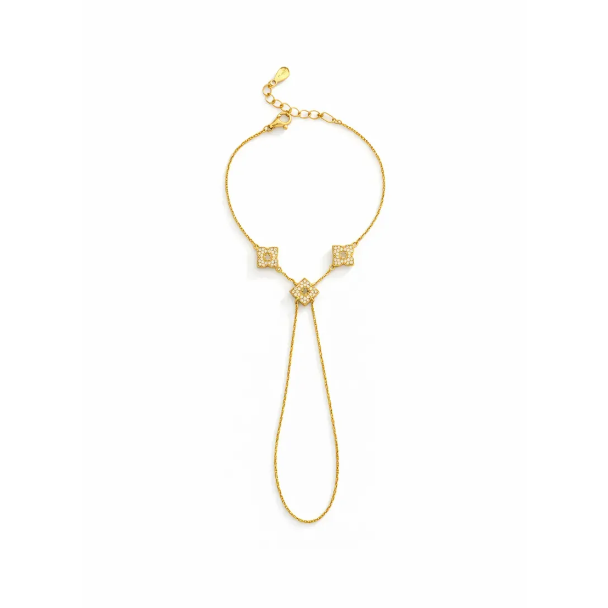 THREE FLOWERS HAND CHAIN