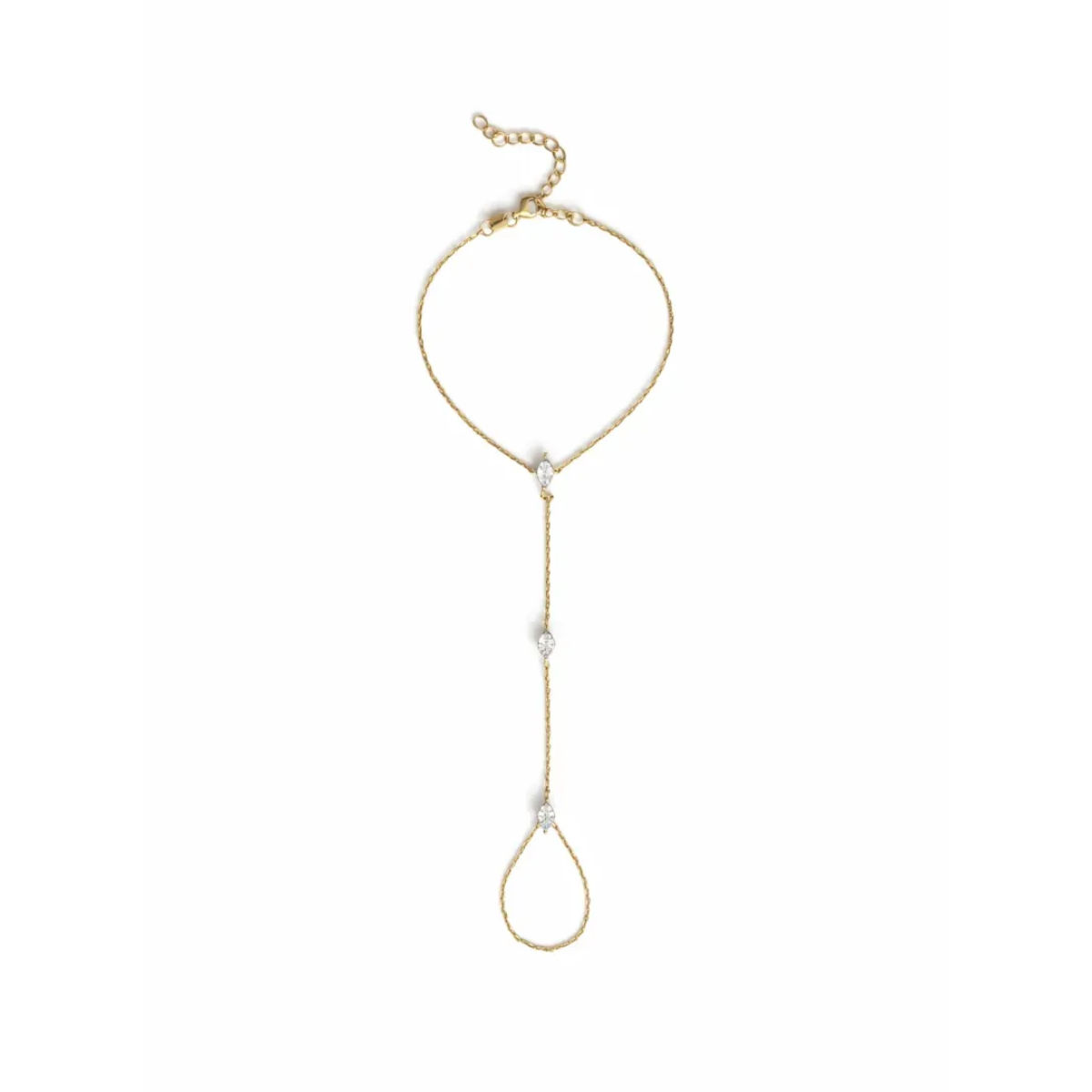 DELICATE DROPS HAND CHAIN