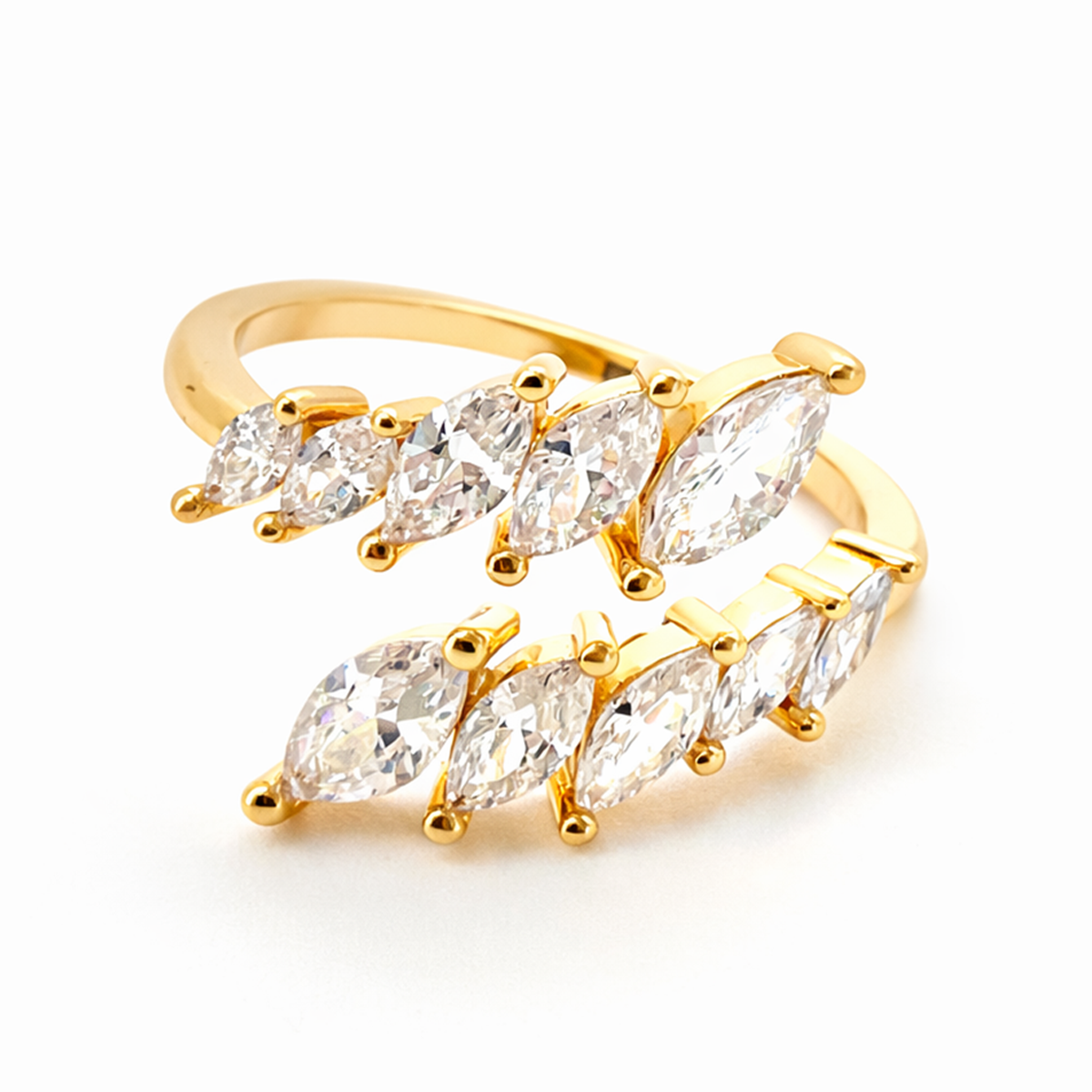 Tiered left ring